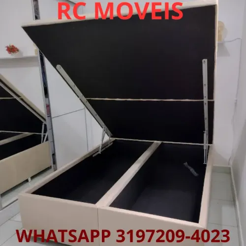Cama Box Baú Casal Bipartido 1.38x1.88 - Espaço, Praticidade e Qualidade