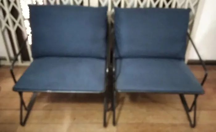 Par de poltronas herval lenox marinho