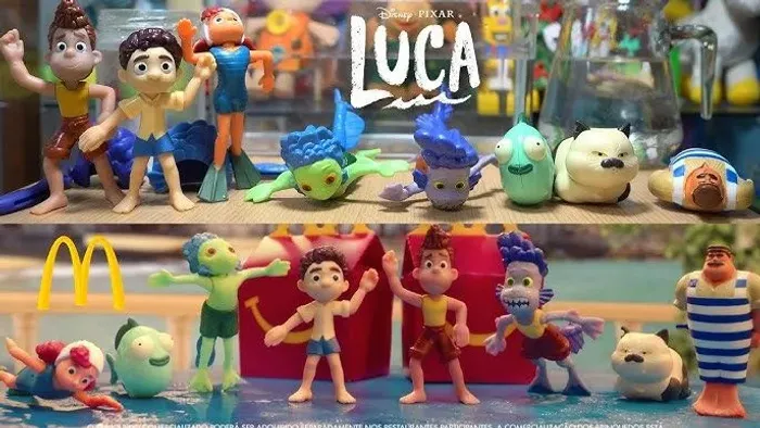Brinquedo lote Lucas McDonald's