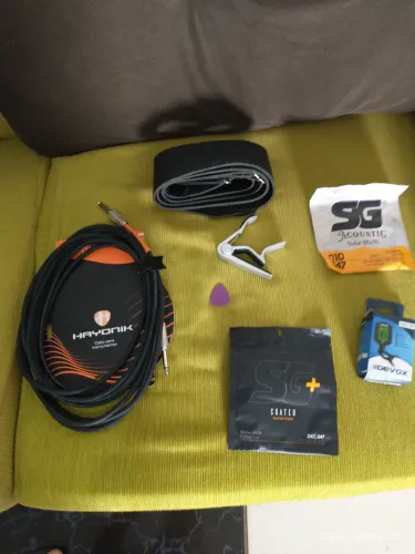 Kit Guitarra Acústica - Acessórios Completos