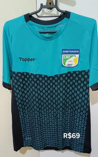 Camisa CBF arbitragem treino Topper tam M