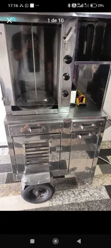 carrinho de churrasco grego