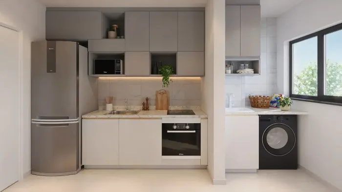 Seu Apartamento De 2 quartos com Suite 46,08 m2 com varanda