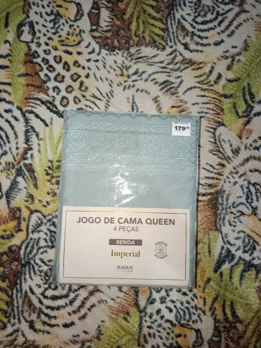 Jogo de cama Queen 4 peças