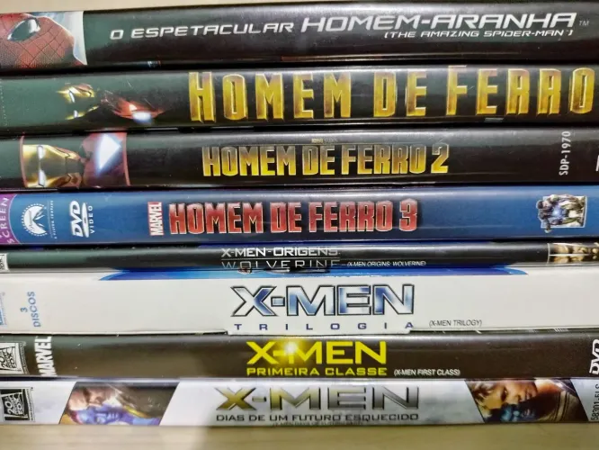 Lote dvds Dc Comics E Marvel