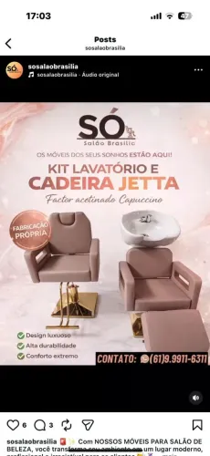 Fábrica de móveis de salão
