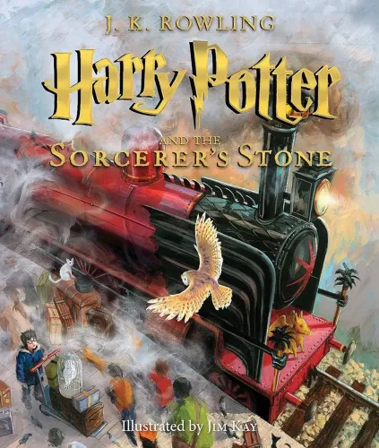 Esta é a edição ilustrada por Jim Kay do livro "Harry Potter