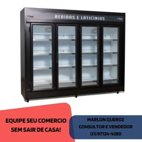 Auto serviço Refrigerador 4 Portas Polar Novo