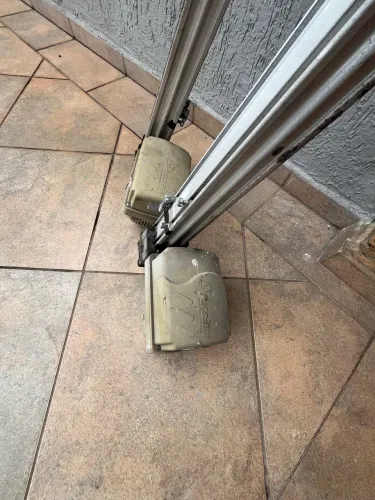 Par Calhas Para Motor Basculante Portão Casa Residencial