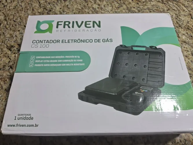Balança digital p/ fluido ar condicionado!