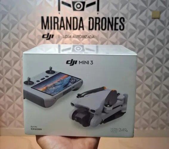 DRONE DJI MINI 3 STANDARD (COM TELA)LACRADO PRONTA ENTREGA!