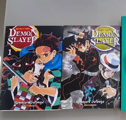 mangá demon slayer volume 1 e 2