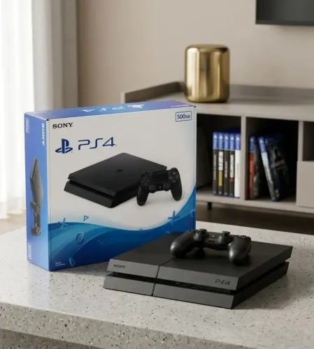 PlayStation 4 500GB + 2 Controles originais + 9 Jogos de Brinde