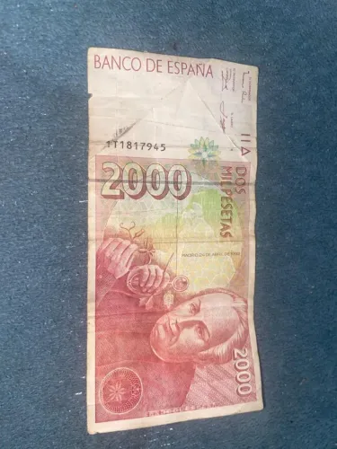 NOTA DE 2000 PESETAS