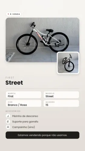 BICICLETA FIRST STREET