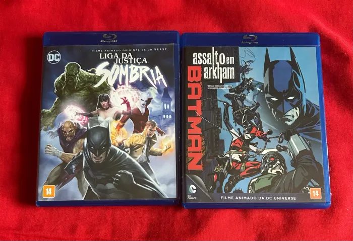Blu-Ray Batman Assalto em Arkham + Liga da Justiça Sombria