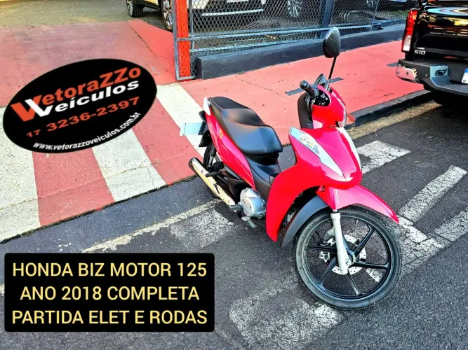 BIZ 125 partida ele e rodas