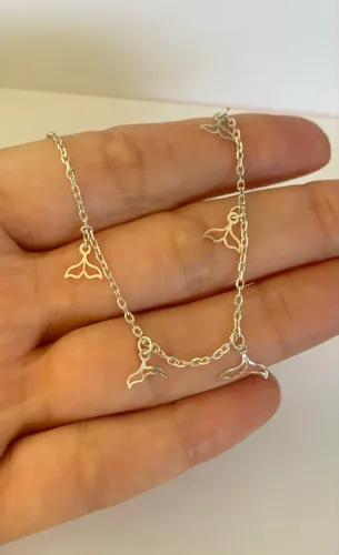 Peças sereia em prata 925 