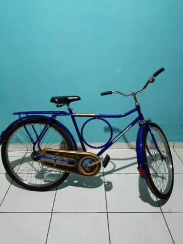 Bicicleta Monark cachimbada antiga