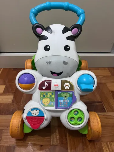 Andador apoiador zebra Fisher Price