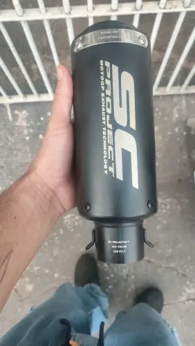 Ponteira esportiva para motos 