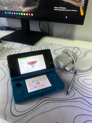 NINTENDO 3DS Aqua Blue (+cartucho)