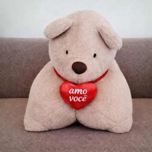 Urso de Pelúcia Grande NOVO -  75 cm X 45 cm 