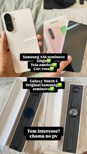 Vendo A56 + Galaxy Watch 4