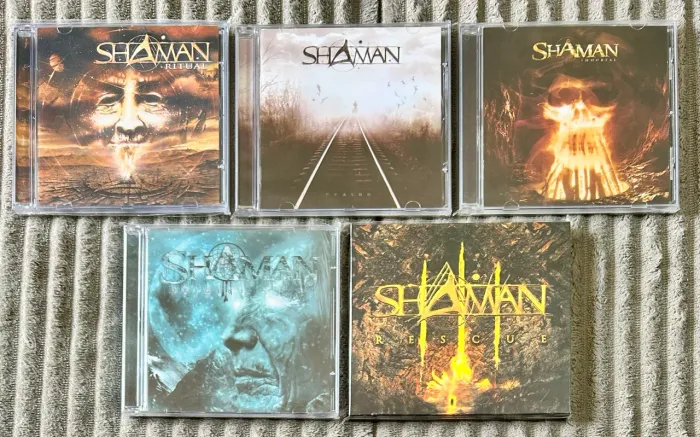 Shaman Discografia André Matos com 5 CDs