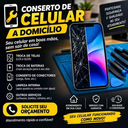 Conserto de celular no conforto da sua casa