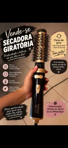 Escova giratória( n esta girando tem q consertar)