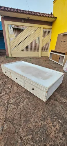 cama solteiro madeira maciça com gaveteiro ENTREGA GRÁTIS!