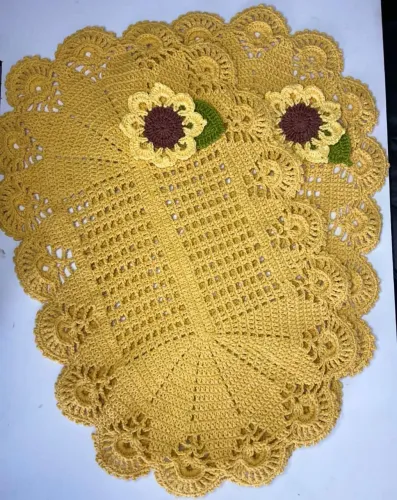 Tapetes crochê