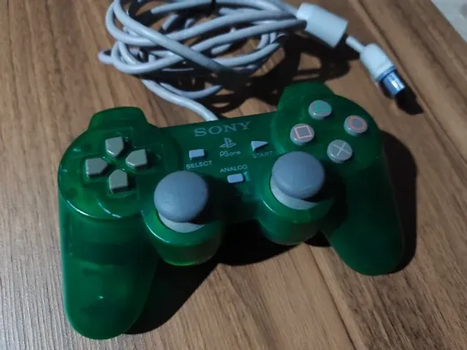 Controle PS2 Original Emerald Green Verde