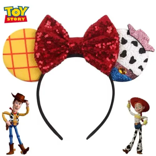 Tiara orelhinha Minnie Jessie e Woody Toy Story Disney Pixar