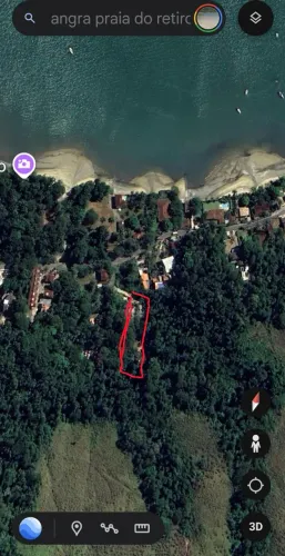 Terreno na praia em angra ,com rgi