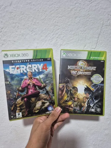 FAR CRY 4 + MORTAL KOMBAT XBOX 360 ORIGINAL - XBOX 360 MÍDIA FÍSICA ORIGINAL - X360