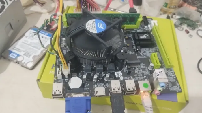 Placa mãe kit 1155