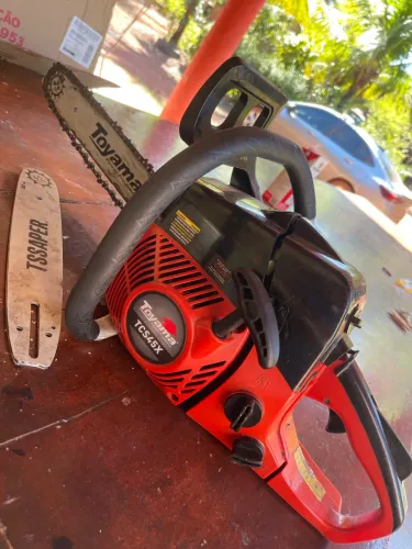? MOTOSSERRA TOYAMA TCS45X 45cc - PRONTA PARA O TRABALHO!