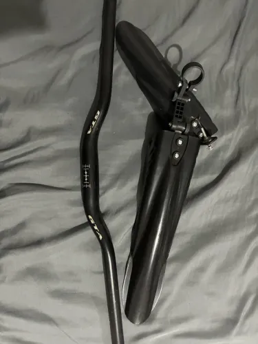 Combo Guidão GTA + Paralama Preto para Bike ? R$ 120