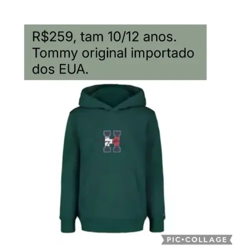 Moletom Tommy Hilfiger original importado dos EUA 