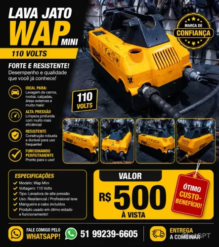 Lava jato Wap 110 volts ? forte
