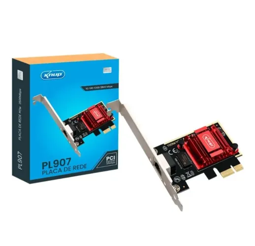 Placa De Rede PCi Express Knup Pl907