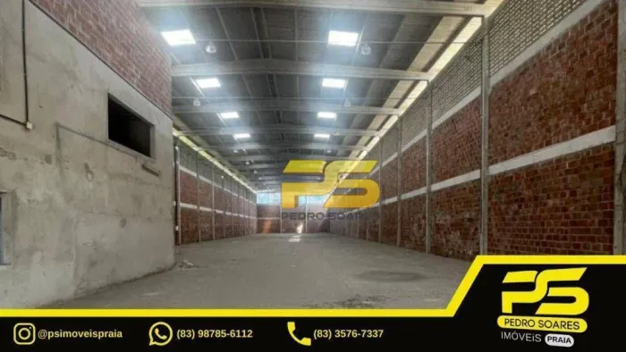 Galpão Para Alugar, 1800 M² Por R$ 32.400/mês - Bairro Das Indústrias - João Pessoa/PB