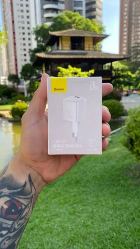 Carregador Para Iphone Com Cabo Baseus Premium Carregamento Rápido (Original e Lacrado)