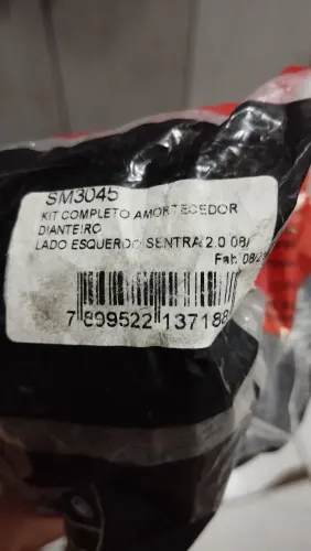KIT COXIM AMORTECEDOR LADO ESQUERDO NISSAN SENTRA, TIDA, LIVINA E GRAND LIVINA