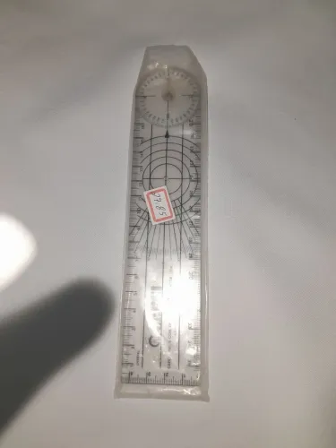 Régua tipo goniometro fisioterapia articular mebros  
