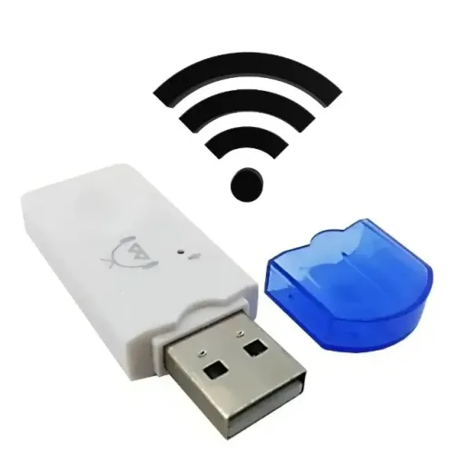 Adaptador Receptor Bluetooth Usb Pendrive Som Carro Música