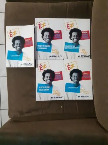 Livros didáticos Eniac Ti (linguagem C#, ferramentas para desenvolvimento gráfico, etc)