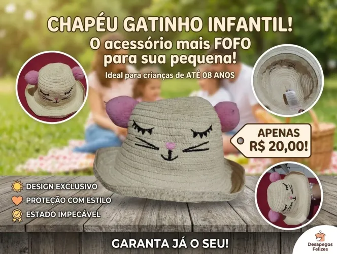 Chapéu infantil